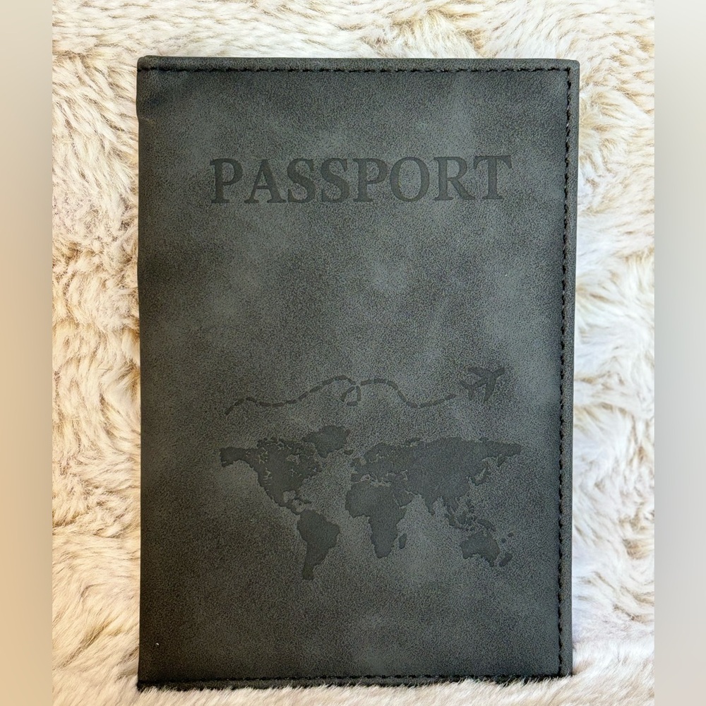 Black Passport Wallet